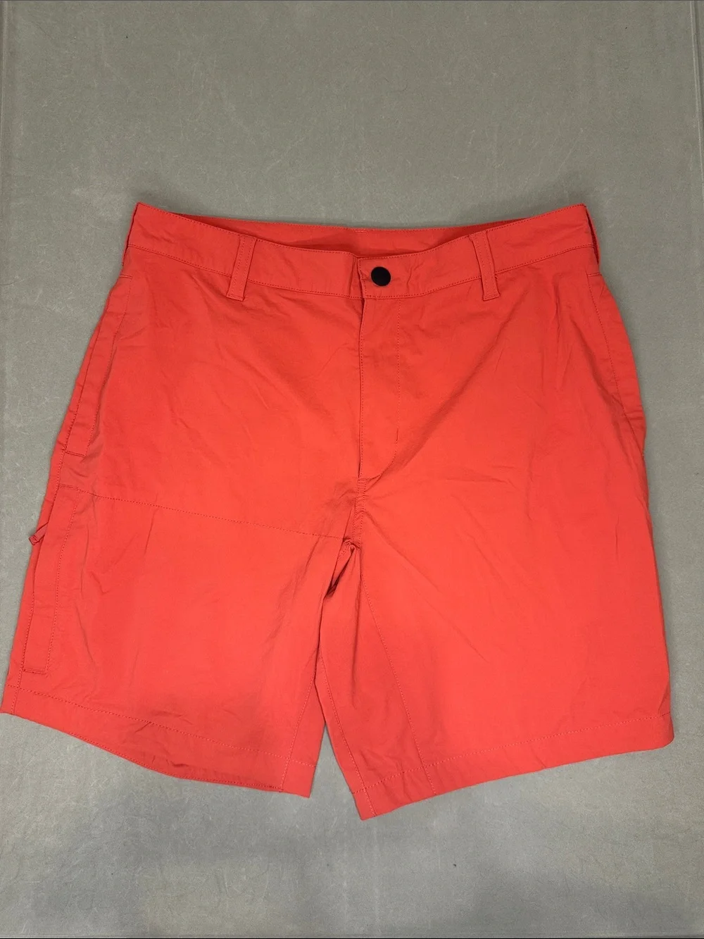 The North Face Men's Orange Red Hybrid Shorts - 34